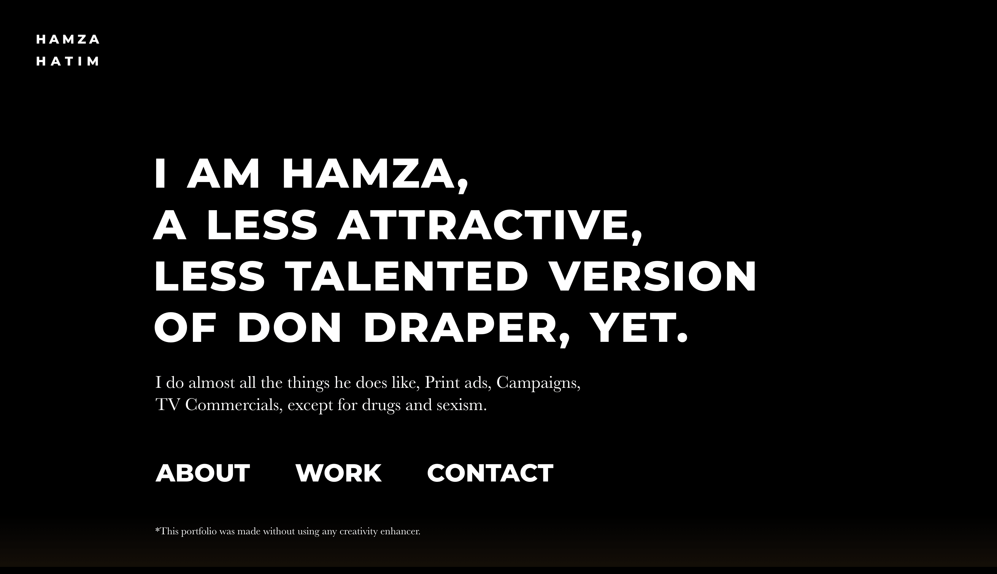 Official website of Hamza Hatim