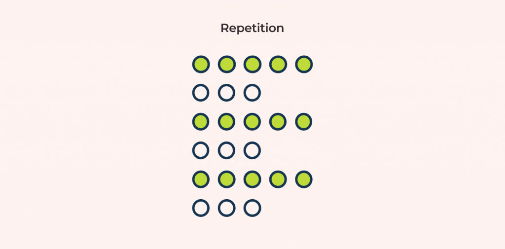 repetition design principle