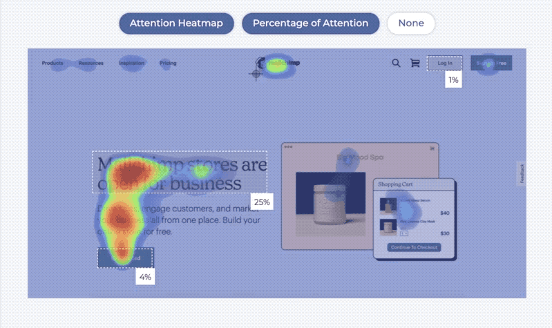 Gif showing how to draw Areas of Interest on a heatmap