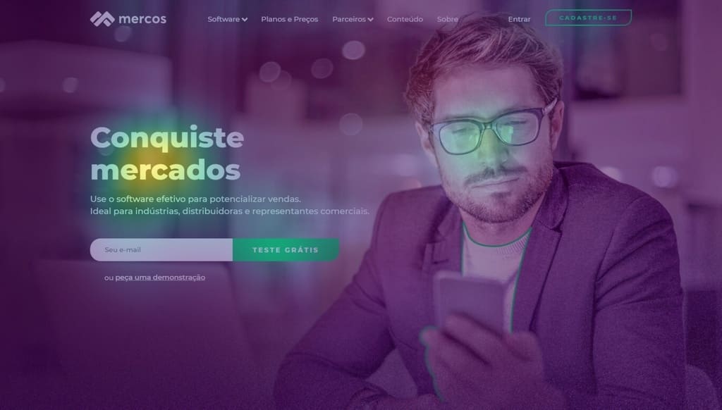 A Heatmap of Landing Page generated by Real eye-tracking platform