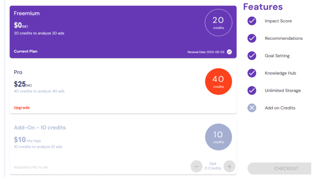 Hippoc platform billing plans