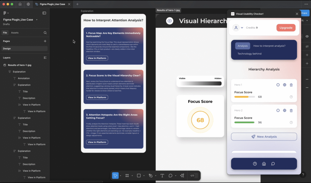 How to Use the Attention Insight Visual Usability Checker Plugin
