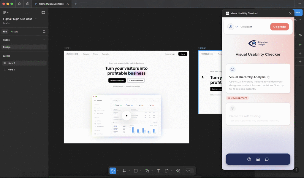 How to Use the Attention Insight Visual Usability Checker Plugin