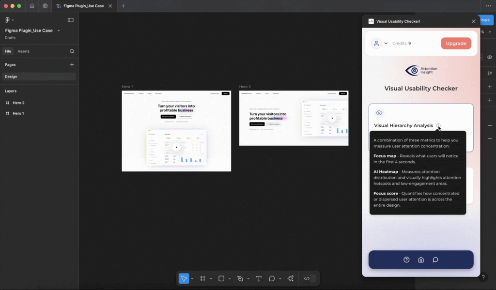 How to Use the Attention Insight Visual Usability Checker Plugin